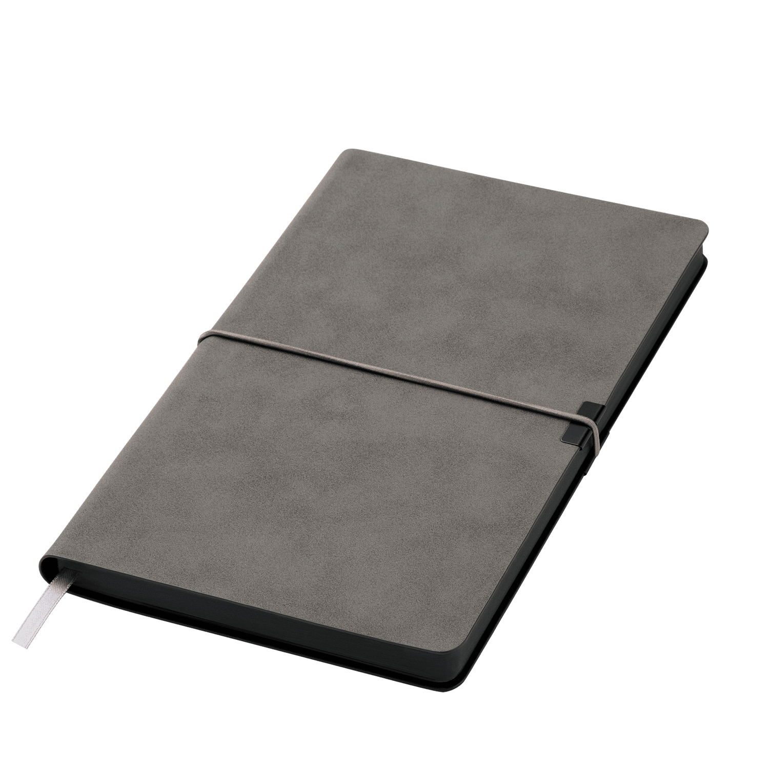 Ежедневник In Velour недатированный, серый