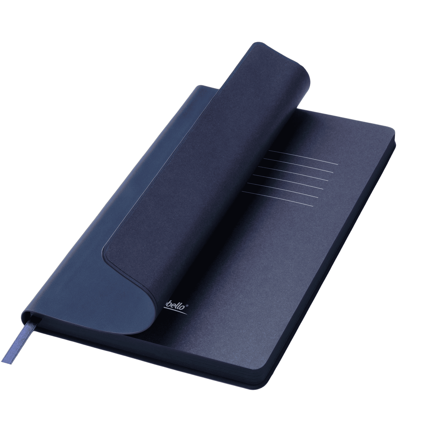 Ежедневник Latte soft touch недатированный, синий