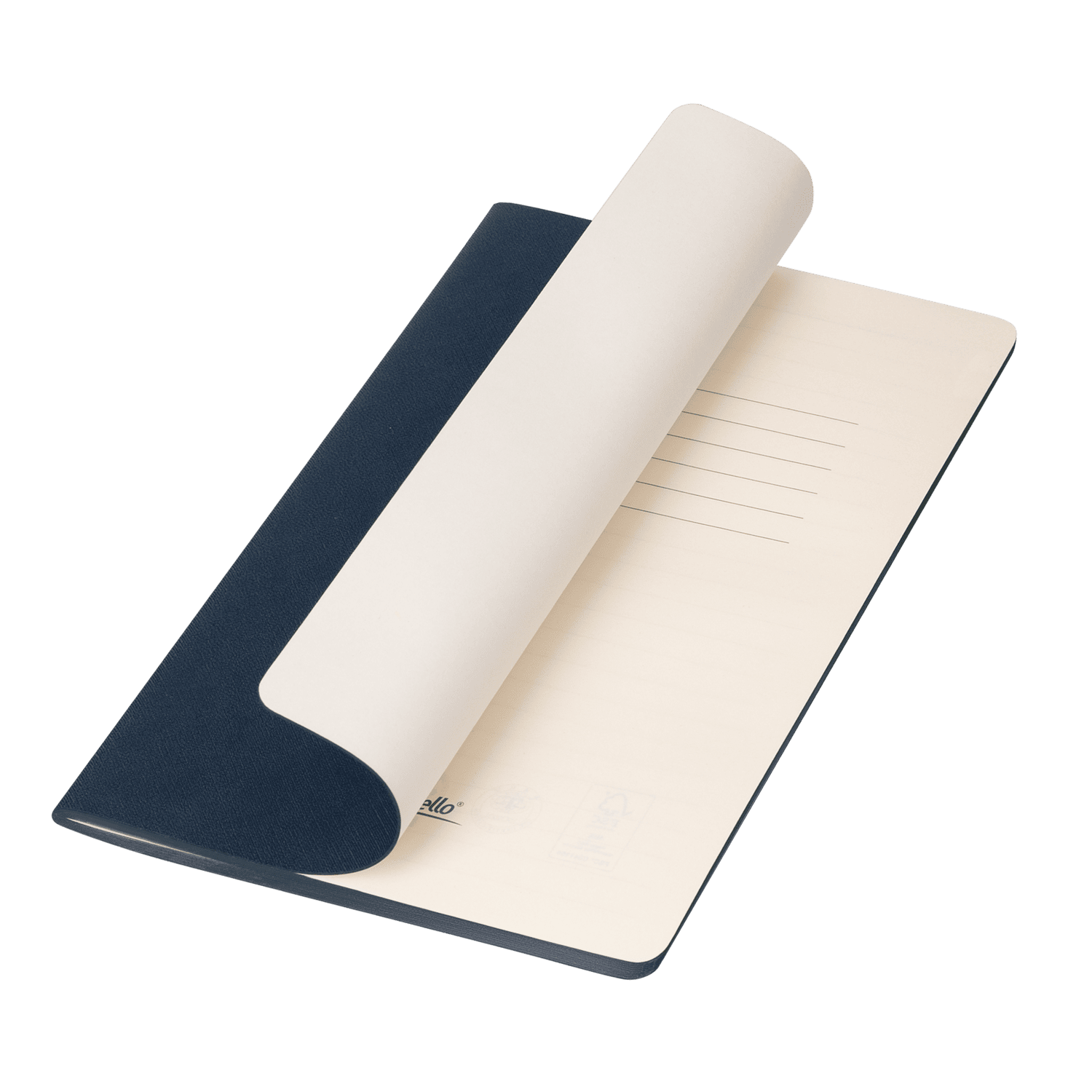 Блокнот Corsa slim, синий