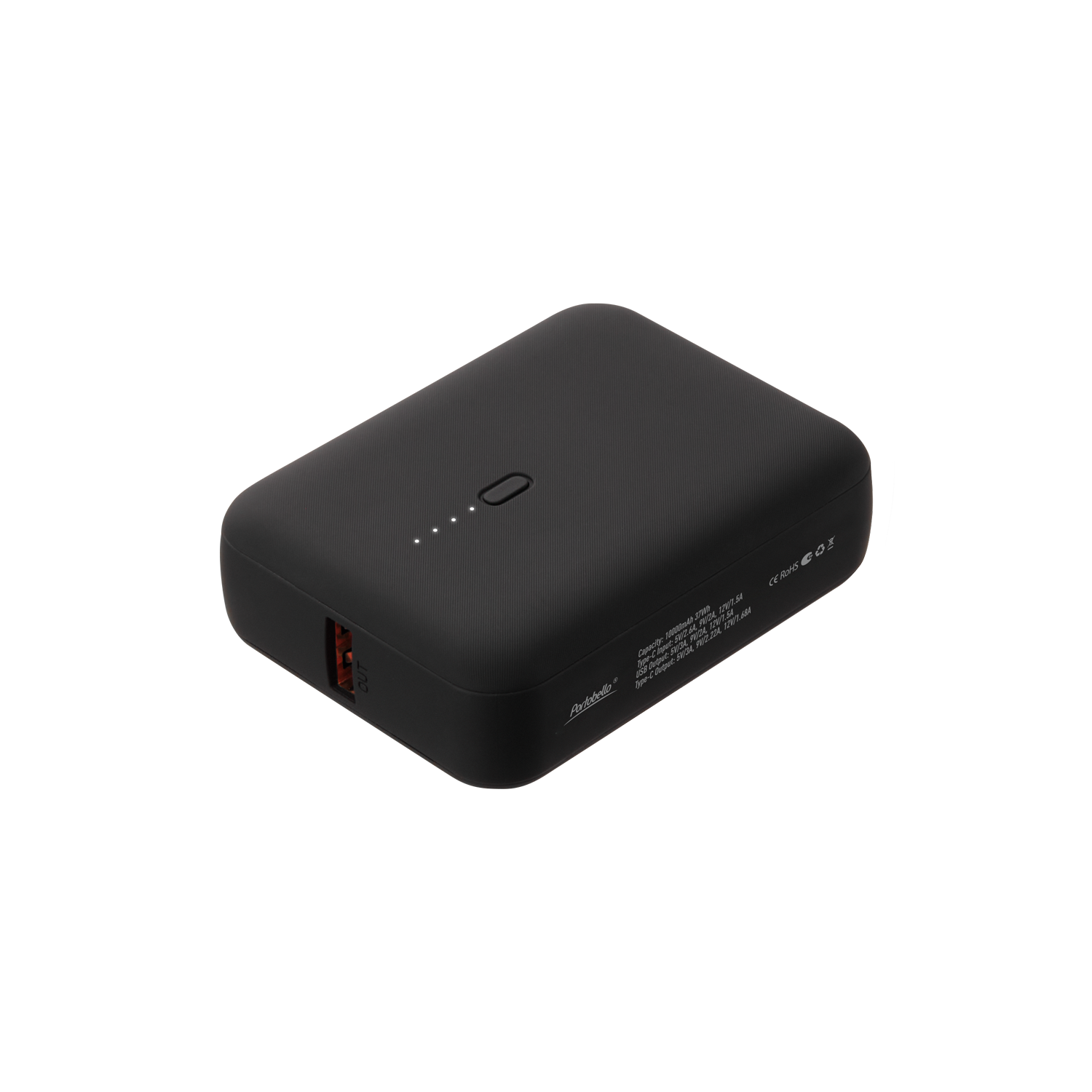 Внешний аккумулятор с функцией быстрой зарядки Formula 10000 mAh, черный