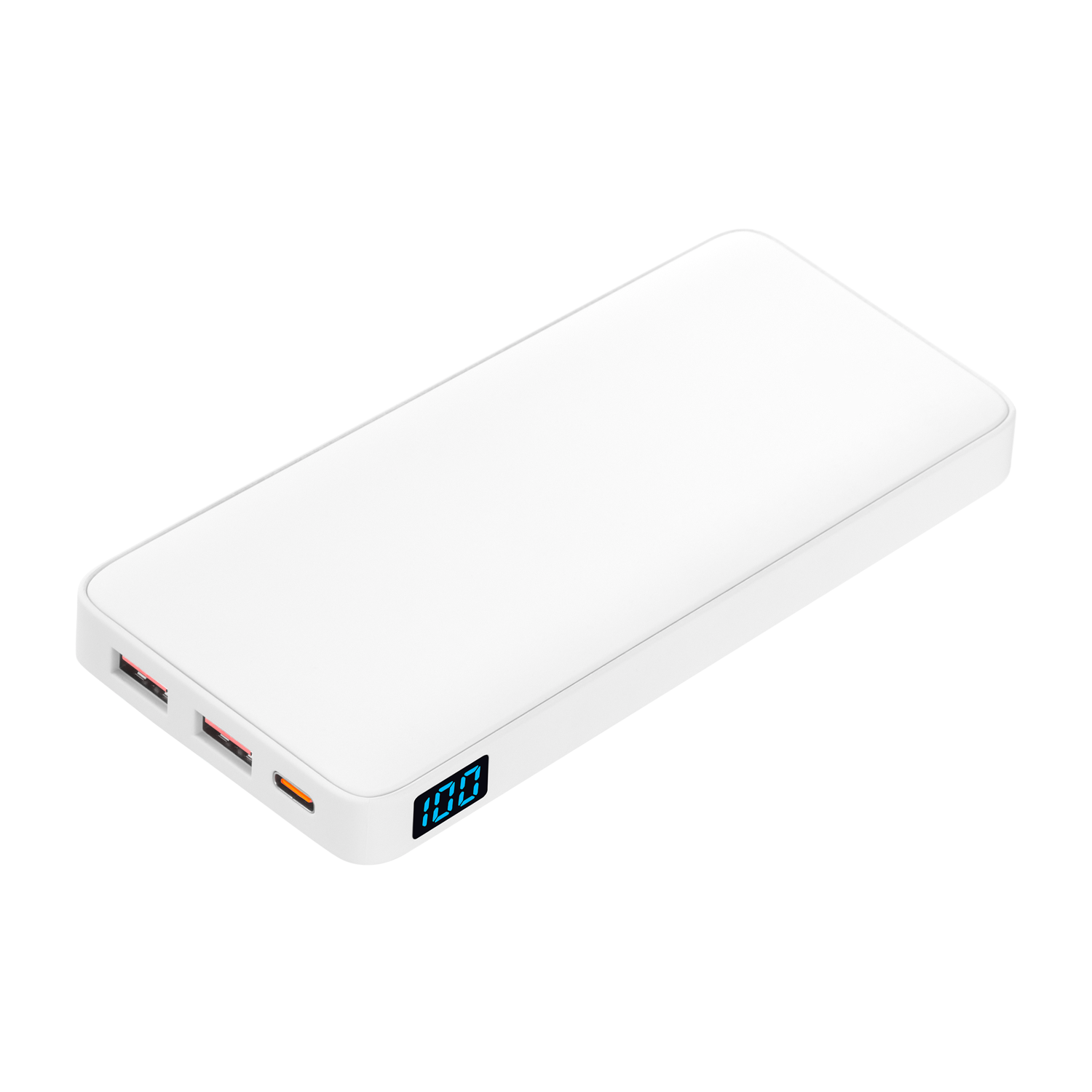Внешний аккумулятор с подсветкой Ancor PD Plus 10000 mAh, белый