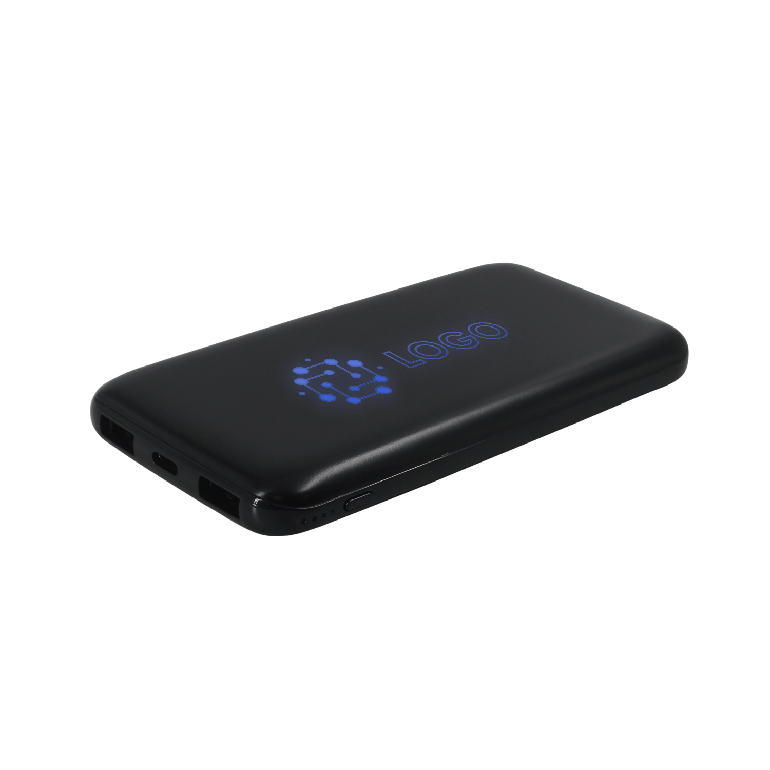 Внешний аккумулятор с подсветкой Bplanner Power 4 ST, 8000 mAh (Синий)